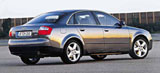 Audi A4 2001 г., 1,6–3,0 л, 102–220 л.с., 190–245 км/ч