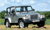 Jeep Wrangler, 2,5–4,0 л, 118–192 л.с., 142–170 км/ч