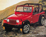 Jeep Wrangler Soft Top типа TJ