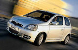 Toyota Yaris, 1,0-1,5 л, 68-106 л.с., 155-190 км/ч
