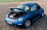 Volkswagen New Beetle, 1,4-2,3 л, 75-170 л.с., 160–211 км/ч