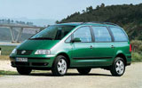 Volkswagen Sharan, 1,8-2,8 л, 90-204 л.с., 164-217 км/ч